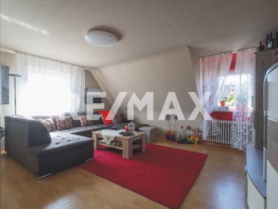 RE/MAX: 3-Zi.-Whg. DIREKT BEZUGSFREI! Sehr gepflegte DHH mit 2 x 3-Zi.-Wohnungen in ruhiger Lage