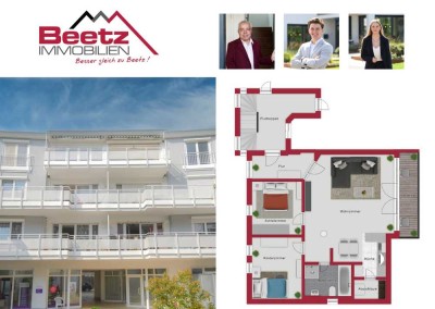 Genießen Sie das Stadtleben im Zentrum von Sinsheim, moderne 3 Zimmer Wohnung