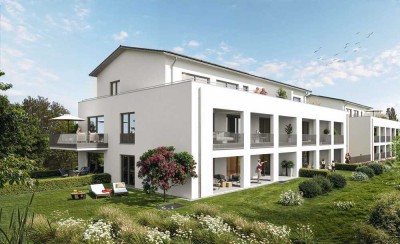 Moderne Etagenwohnung mit Loggia – Stilvoll wohnen am Auerberg in Nordheim