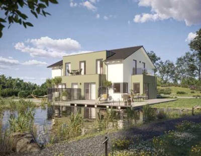 � Technik Fertig mit Grundstück. und einem KFW 40 mit QNG