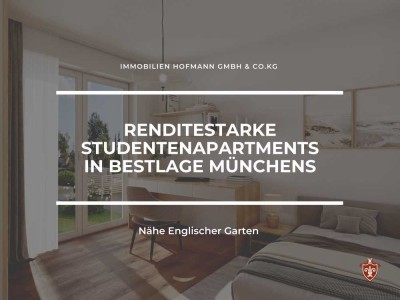 Premium-Studentenapartment in Münchens Bestlage – jetzt lukrativ investieren!