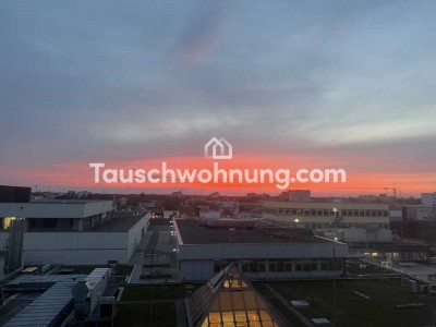Tauschwohnung: 1 Zimmer App mit großem Balkon direkt Olympia Einkaufszentru