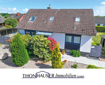 ! Neu ! Stilvolles Einfamilienhaus mit großer Terrasse und 
gemütlichem Kamin in 22929 Kasseburg