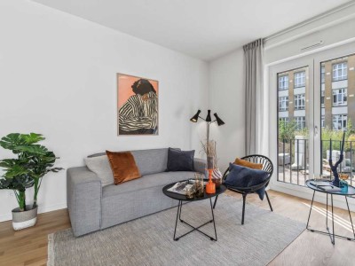 Stilvolles Wohnen: 2-Zimmer-Wohnung mit eleganter Einbauküche und Aufzug