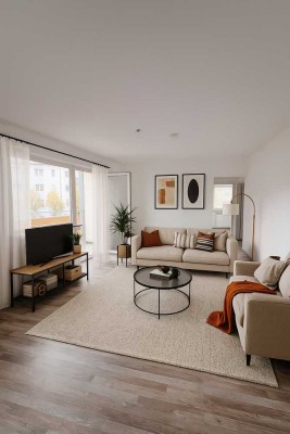 Schöne sanierte 3-Zimmer-Wohnung mit Balkon & Aufzug