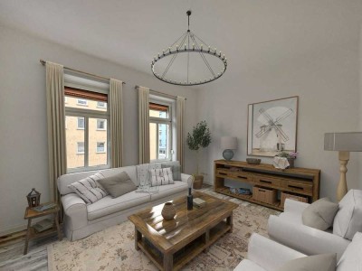 Provisionsfrei  Sofort bezugsfrei! 3-Zimmer-Wohnung in der Südliche Vorstadt.