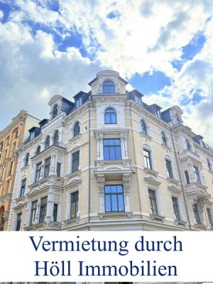 Höll-Immobilien vermietet schöne 2-Raum Wohnung mit Balkon in der Oleariusstr. 5