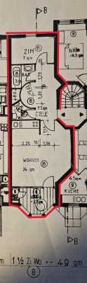 Zentrale 1 1/2 Zimmer Wohnung (Oststadt, Nähe Bärenwiese)