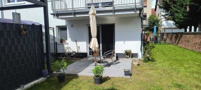 Moderne 2-Zimmer-Erdgeschosswohnung mit Garten; in fußläufiger Nähe zur Stadtmitte