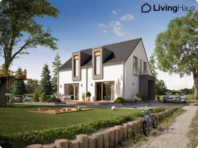 IKONisch gut in Ketzin: 154 m² Neubau-Familienglück mit gerader Treppe & Rundum-Schutz in Ketzin