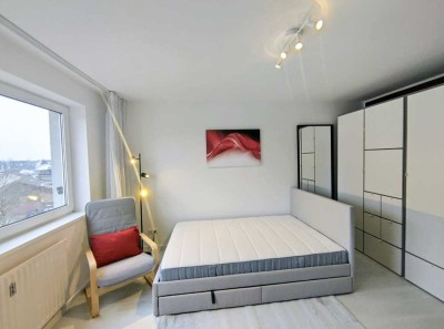 •• Mit Liebe zum Detail �möbliertes Studio nähe Düsseldorfer Hafen+ SP + Aufzug ••