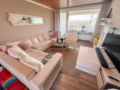 Gepflegte 3,5-Zimmer-Wohnung in Regensburg-Königswiesen mit Balkon und Loggia.