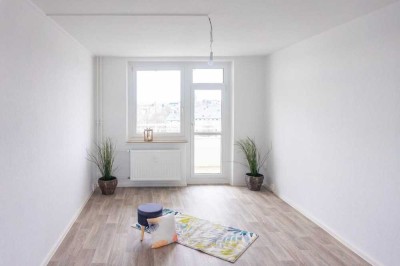 Bezugsfertige 3-Raum-Wohnung mit Balkon