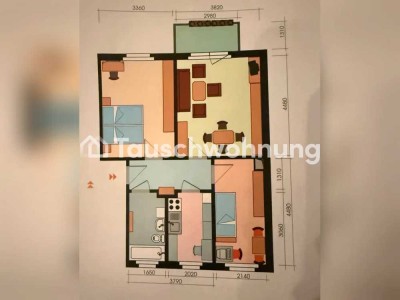 Tauschwohnung: Suche mind. 3 Raumwohnung in Zentrum-West