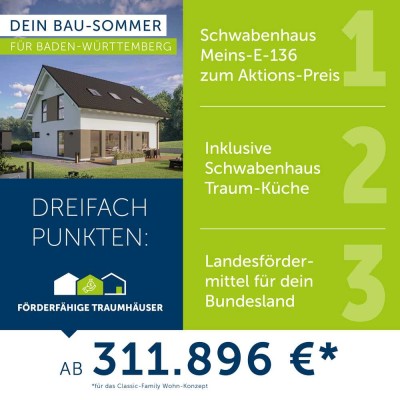 GROßFAMILIEN ACHTUNG! PRO KIND 10.000 EURO BAU-FÖRDERUNG. 170.000EURO BIS 270.000 EURO GEFÖRDERT