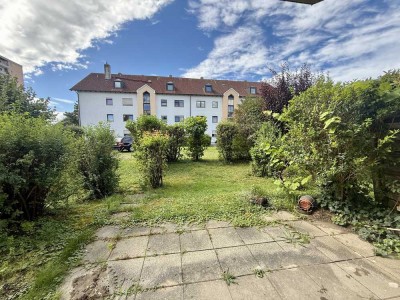 Optimale Raumaufteilung! Helle 2-Zi-Erdgeschosswohnung mit Garten u. TG