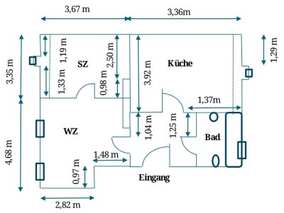Nachmieter gesucht für 2-Zimmer-Dachgeschosswohnung in Jena Nord