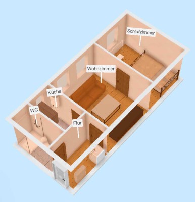 1,5 Zimmer Wohnung Stuttgart Mitte