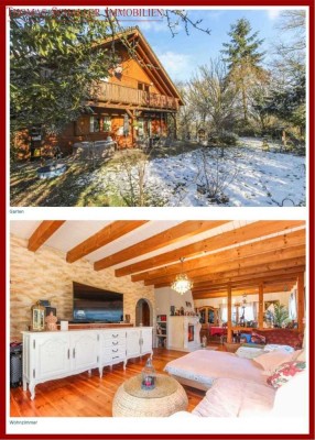 Tolle Gelegenheit – Modernes Holzhaus mit großem Garten und Einliegerwohnung!