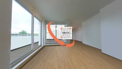 Wohnen über den Dächern von Aachen – 3-Zimmer-Penthouse mit ca. 127 m² und 2 Panorama-Dachterrassen!