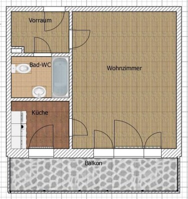 Nette Erdgeschoßwohnung in Innsbruck Arzl mit Garage, Balkon und Keller