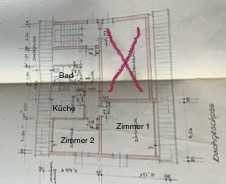 2-Zimmer-DG-Wohnung in Gaustadt mit Gartenmitbenutzung