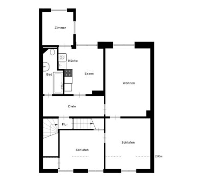 Frisch renoviert: 3 Zimmer, 72 m²