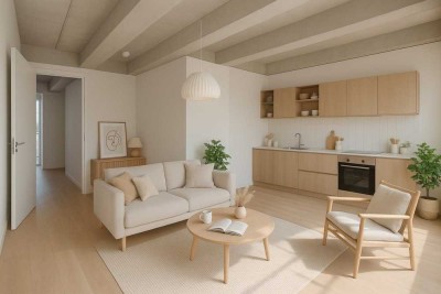 Erstbezug: Attraktive 2-Zimmer-Wohnung mit offenem Wohnkonzept, EBK und Freisitz