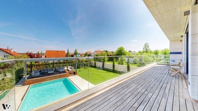 DER PURE LUXUS | DESIGNERVILLA MIT GARTEN &amp; BEHEIZTEM POOL | VIDEO-PRÄSENTATION