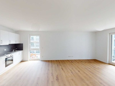 Die Klassische auf der Ecke: Neubauwohnung mit 2 Zimmern und EBK