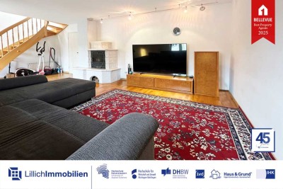 Außergewöhnliche 4-Zimmer-Maisonettewohnung mit Essküche und Homeoffice.