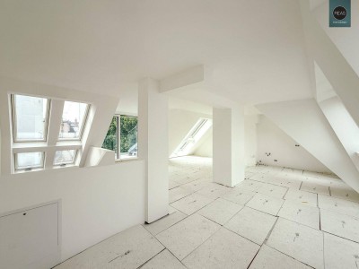 Erstbezug: Atemberaubendes Dachgeschoss - Maisonette - Apartment (klimatisiert) mit 3 Terrassen und hochwertiger Ausstattung im trendigen Ottakring!