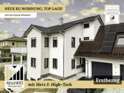 Moderne EG Wohnung mit Terrasse und Garten in ruhiger Lage - Erstbezug