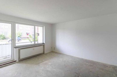 3-Zimmer-Erdgeschosswohnung mit Balkon zur individuellen Gestaltung