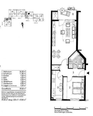 2-Zimmer Erdgeschosswohnung mit Garage in Fallersleben