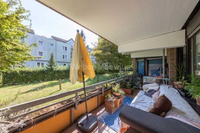 2-Zimmer, Balkon, Hochparterre und Stellplatz