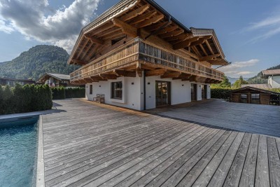 Traumhaftes Alpenchalet mit Outdoor Pool und Saunahaus