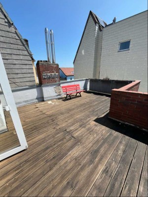Wohnung mit großer und sonniger Dachterrasse im Flüsseviertel in der Bremer Neustadt