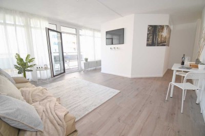 Neu modernisiert, geräumig, 1,5-Zimmer-Wohnung mit Balkon in Frankenthal Süd