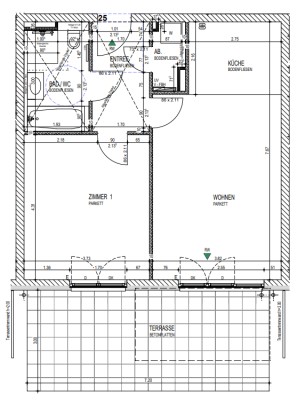 Neubauwohnung mit Garten/Garagestellplatz/Keller/Einbauküche nahe S-Lichterfelde-Ost