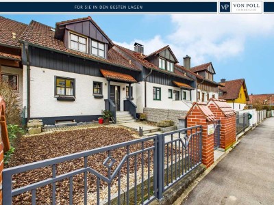 Charmantes Reihenmittelhaus mit Wintergarten, Einliegerwohnung und unverbaubarem Blick in Altdorf