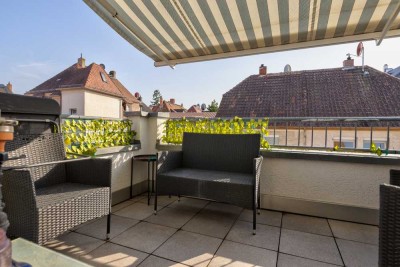 Exklusiv! 3-Zimmer-Maisonette mit Sonnenterrasse & eigener Garage – Mainz-Weisenau