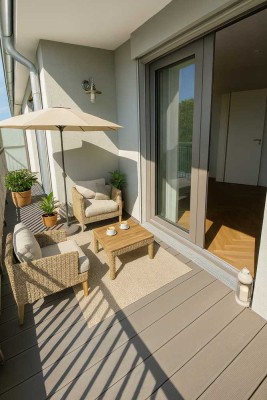 Wo die Sonne zu Hause ist! 2-Zimmer mit Dachterrasse und EBK