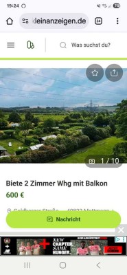 Schöne Wohnung super Ausblick