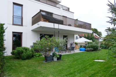Energieeffiziente 4-Zimmer Erdgeschosswohnung mit großem Garten & niedrigen Nebenkosten