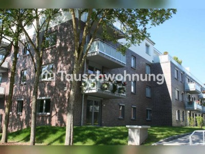 Tauschwohnung: Moderne 3-Zimmer-Wohnung mit Terrasse und Garte.