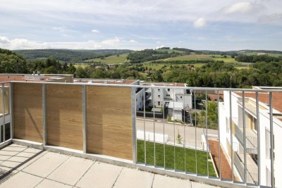 Moderne Dachterrassenwohnung mit Ausblick