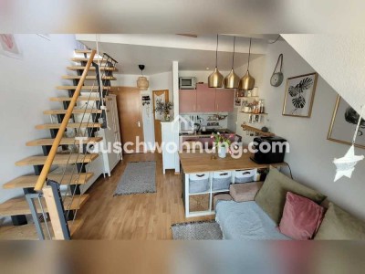 Tauschwohnung: Helle, gemütliche Maisonette Wohnung in der Neustadt