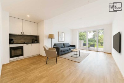 B&B Immobilien: 2-Zimmer-Wohnung mit Terrasse