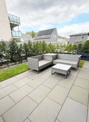 ERDGESCHOSSWOHNUNG MIT KLEINEM GARTEN IN DER ESCHENDORFER AUE